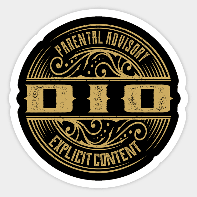 Dio Vintage Ornament Sticker by irbey